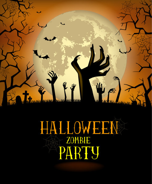 万圣节背景海报图片下载