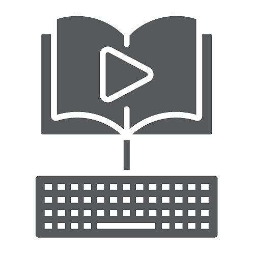 在线学习教育视频课程标志图标图片下载