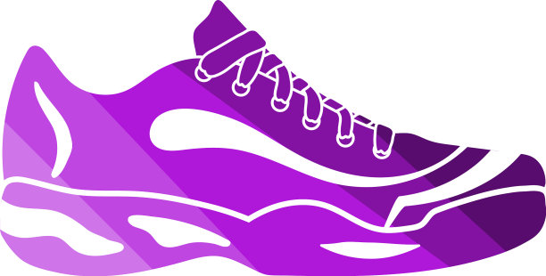 网球运动鞋图标图片下载