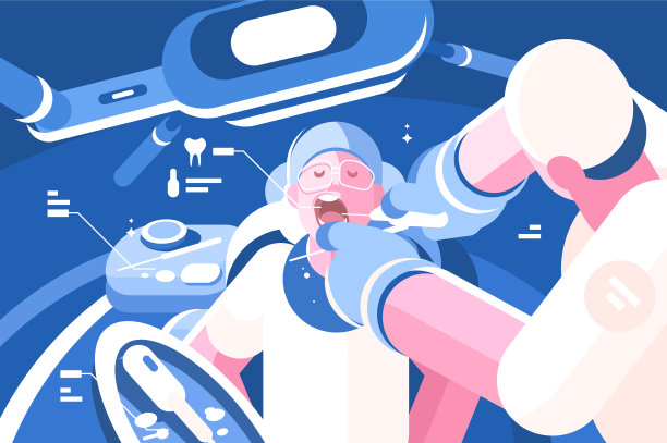 牙科医生在牙科诊所做手术图片下载