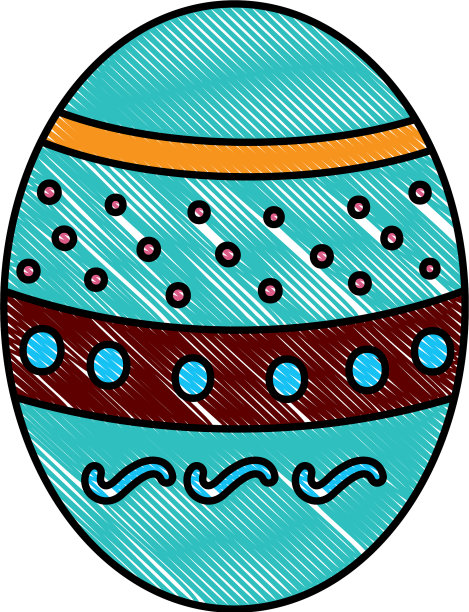 复活节彩蛋孤立图片下载