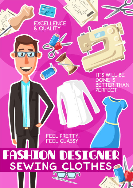 时装设计师男子职业图片下载