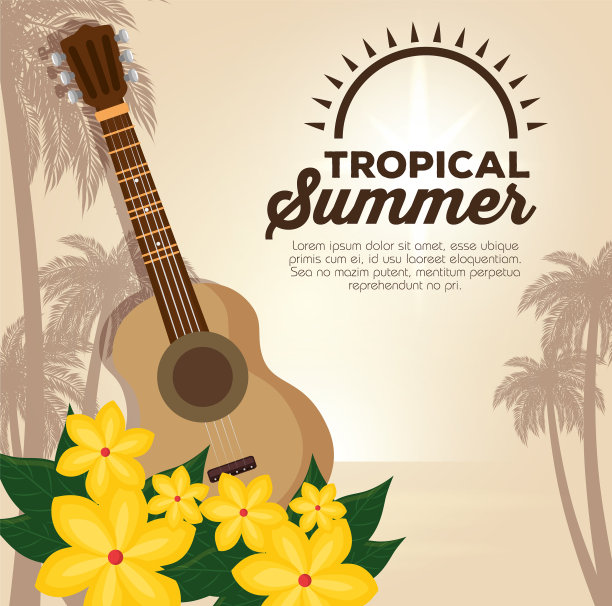 夏季热带背景图片下载