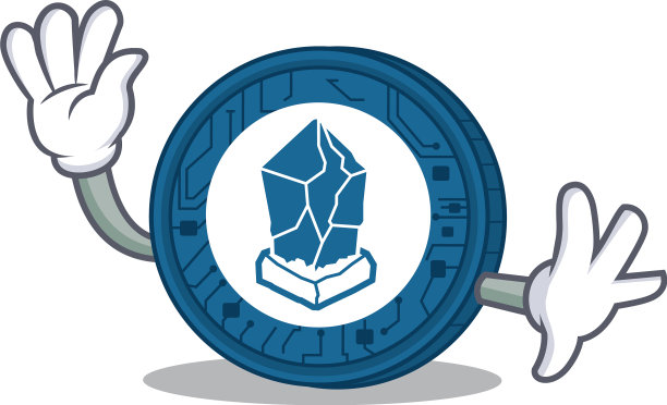 挥舞着lisk硬币的卡通人物图片下载