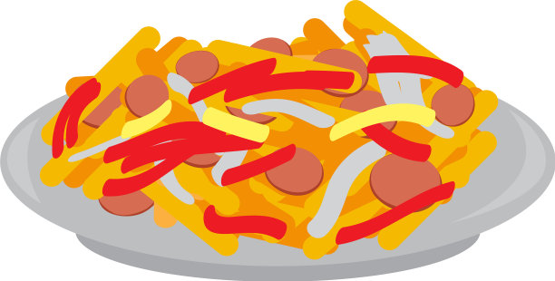 酱汁意大利面和香肠图片下载