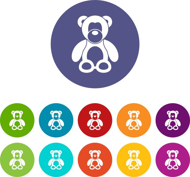 泰迪熊图标图片下载