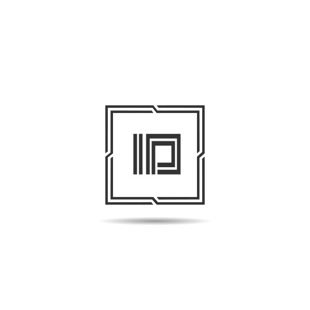 字母ID标志模板设计图片下载