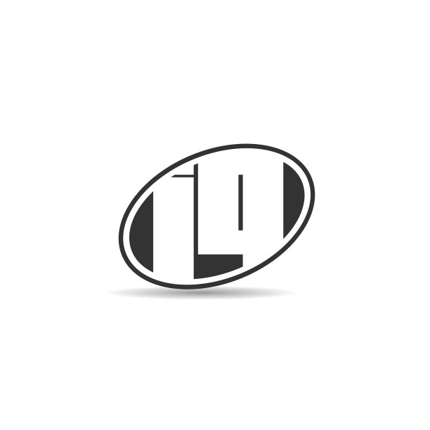 字母IQ logo模板设计图片下载