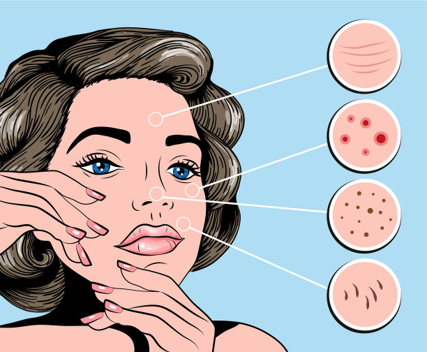 面部处理波普艺术风格图片下载