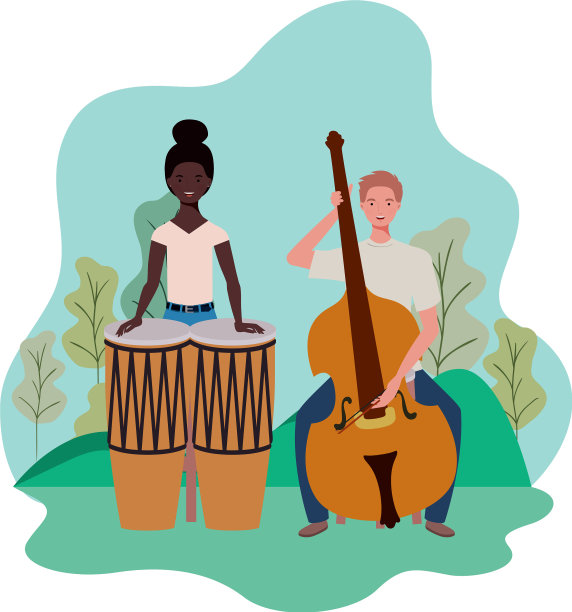 一些有乐器的人图片下载