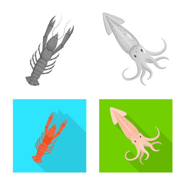 孤立的物体新鲜和餐厅符号图片下载