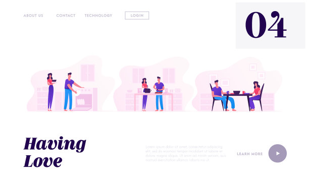 年轻相爱的夫妇一起烹饪网站图片下载