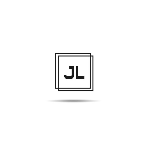 JL字母标志设计模板图片下载