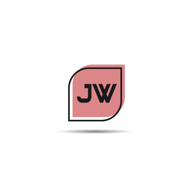 字母JW logo模板设计图片下载