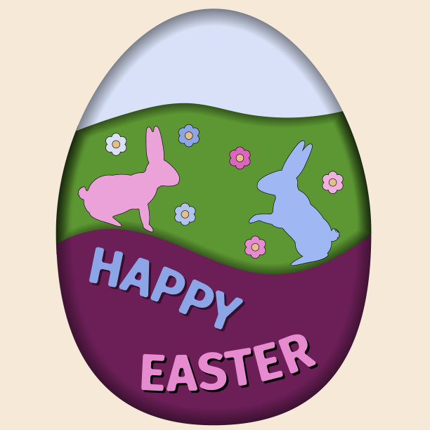 复活节贺卡快乐图片下载