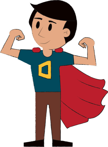 超级英雄青年卡通图片下载