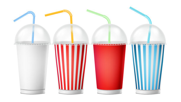 苏打杯模板3d现实纸图片下载