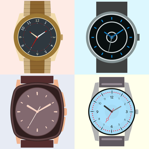 一套四块手表图片下载