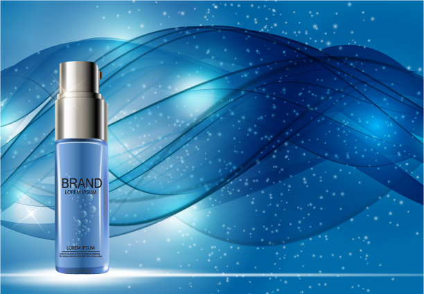 为广告设计化妆品产品模板图片下载