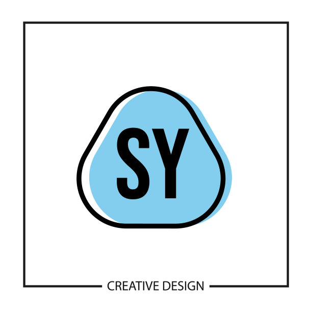 首字母SY标志设计模板图片下载