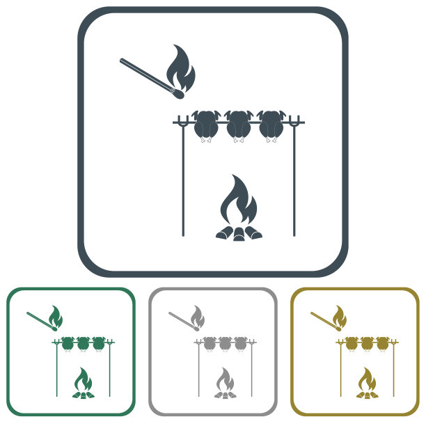 烤鸡图标图片下载