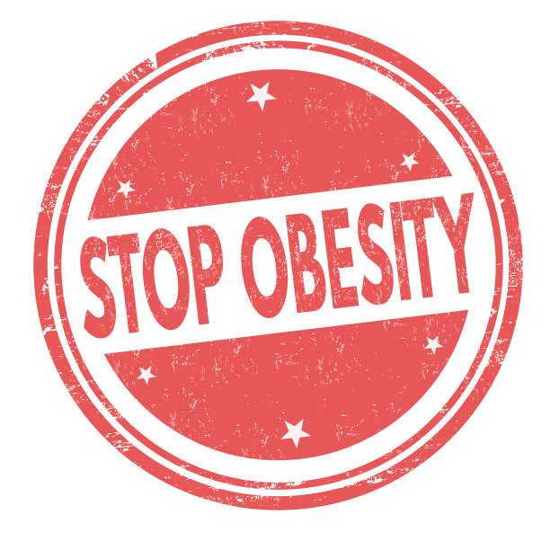 停止肥胖垃圾橡皮图章图片下载