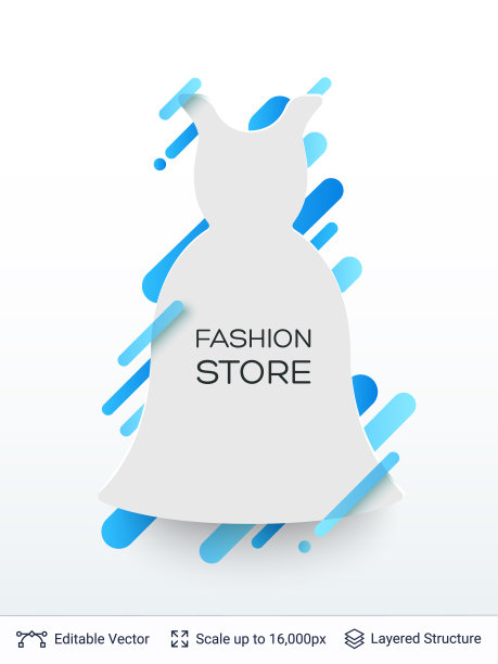 白色徽章礼服贴纸图片下载