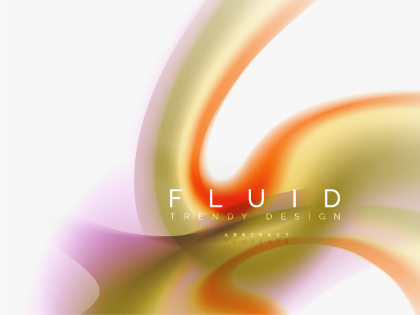 背景抽象-液体颜色波流图片下载