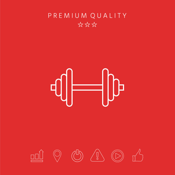 杠铃行图标图片下载