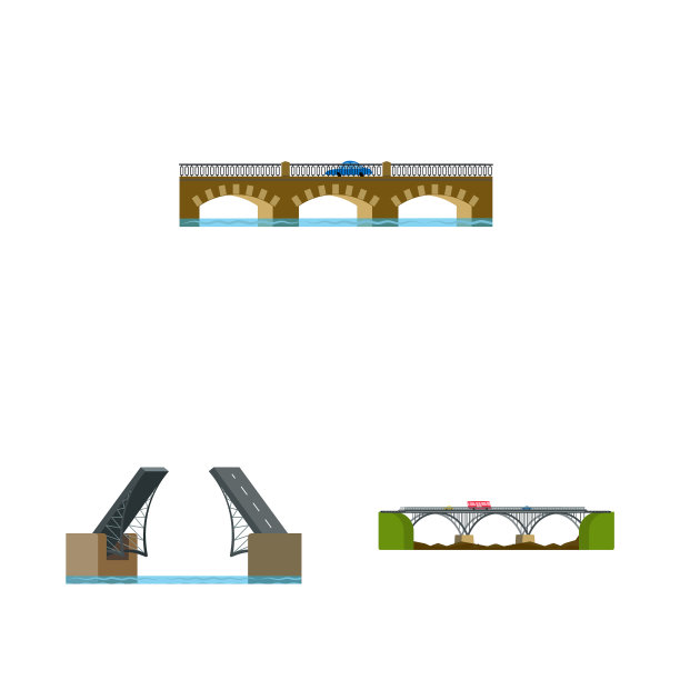 桥梁工作和桥梁标志图片下载