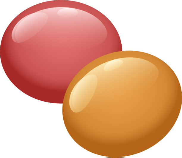 糖果口香糖图标现实风格图片下载