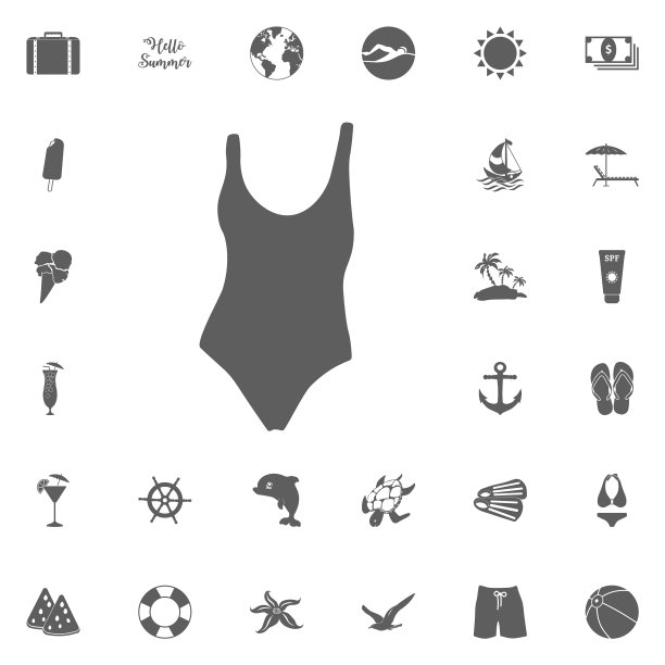 游泳装图标图片下载