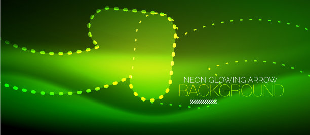 霓虹技术箭头数字抽象背景图片下载