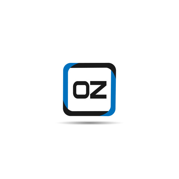 首字母OZ logo模板设计图片下载