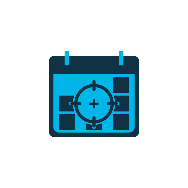 企业目标图标彩色标志溢价图片下载
