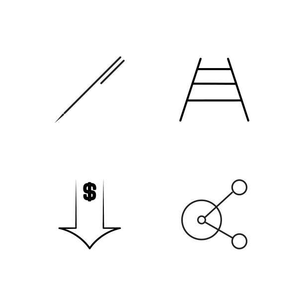 业务简单概述图标集图片下载