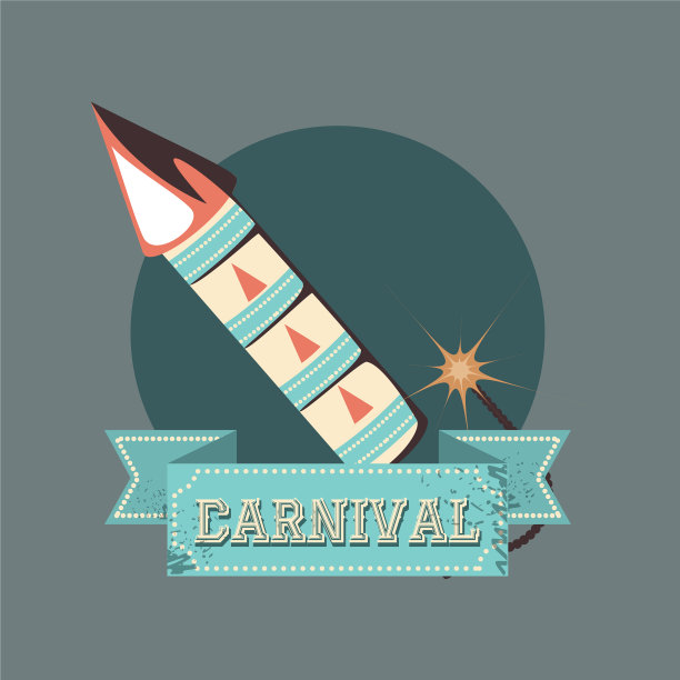 嘉年华烟花庆祝复古复古图片下载