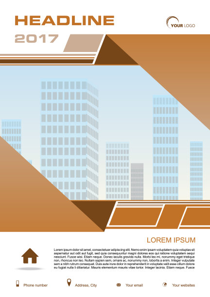 传单公司业务年报小册子图片下载