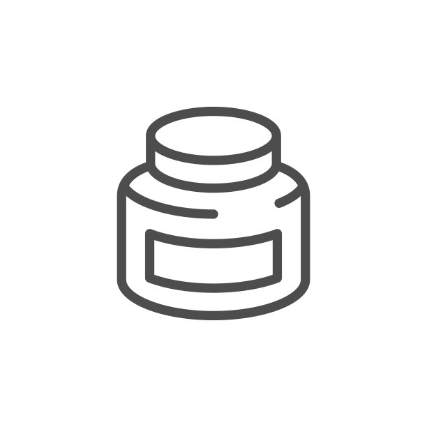 罐子线条图标图片下载