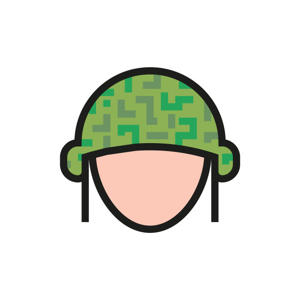 头盔图标上的白色背景图片下载