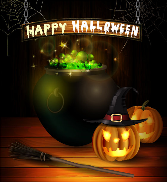 万圣节南瓜逼真，隔热上图片下载