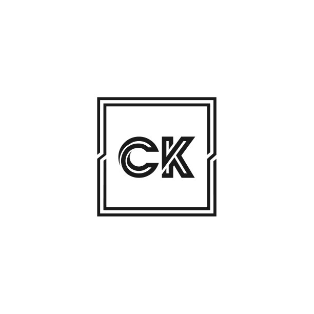 首字母CK标志设计模板图片下载