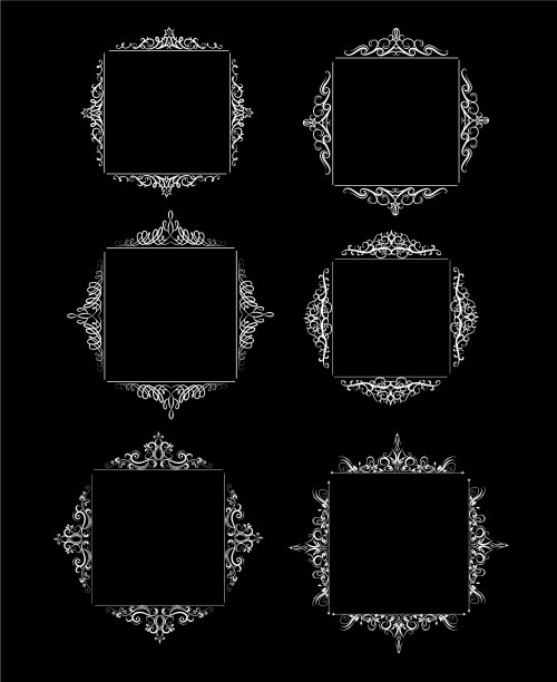 复古漩涡架图片下载