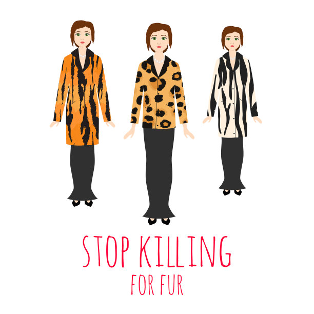 停止猎杀动物以获取皮毛图片下载