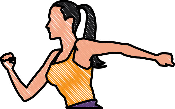 健康的女人跑图片下载