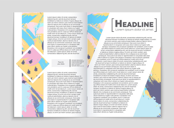 抽象布局的艺术背景设置图片下载