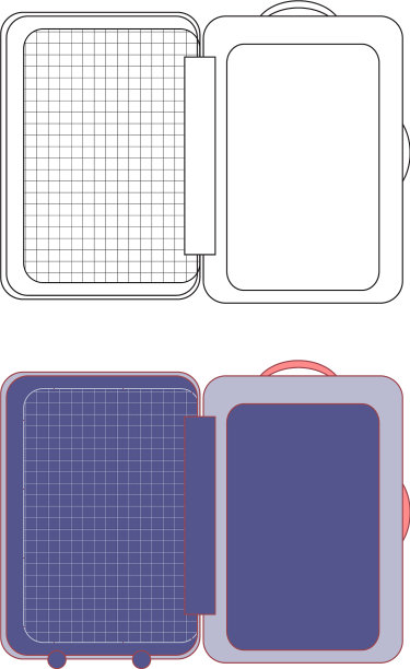 打开度假手提箱图片下载