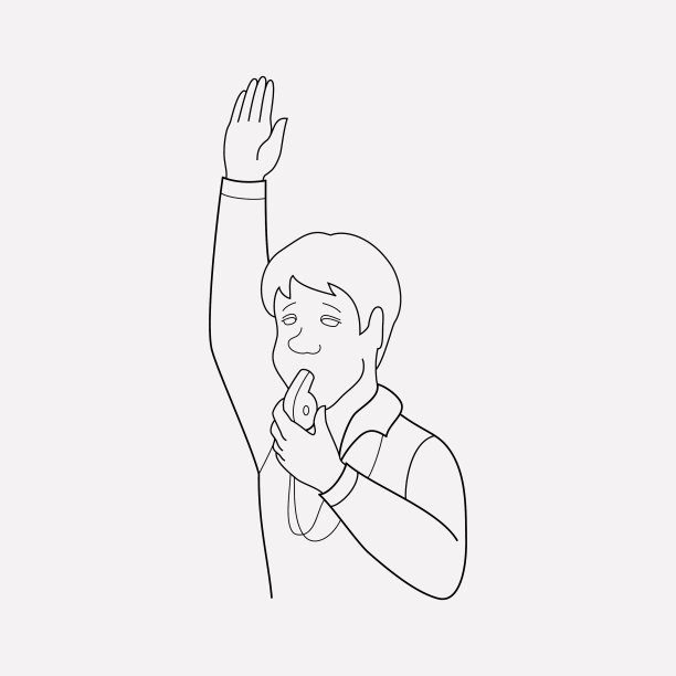 教练图标线元素的图片下载