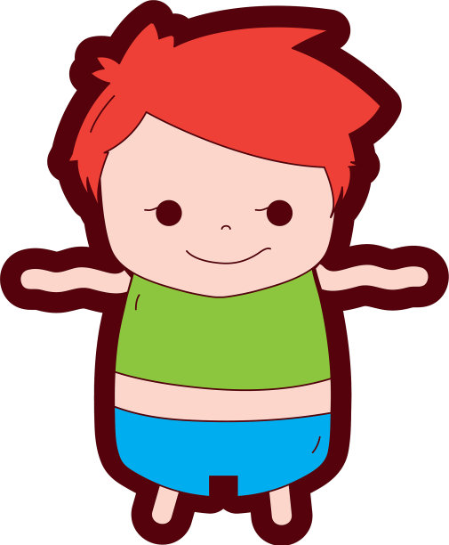 线颜色男孩的发型设计和流氓图片下载