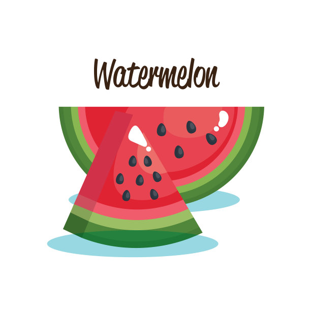 西瓜水果新鲜图标图片下载